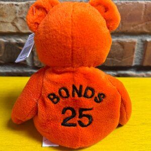 Barry Bonds 1998 Salvino's Bamm Beanos Beanie Babies MLB Baseball NWT
